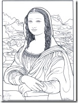 Colorear dibujos de cuadros famosos - Jugar y Colorear